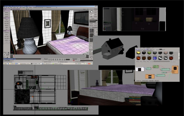 screenshots af et projekt